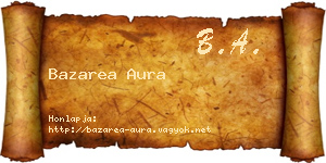 Bazarea Aura névjegykártya